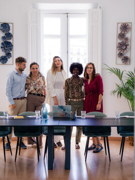 Portrait of Business Team in Meeting Room 