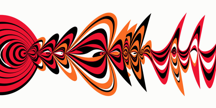 Abstract red and orange swirling patterns creating a dynamic and energetic design with eye catching abstract swirling patterns energetic background contemporary decorative illustration