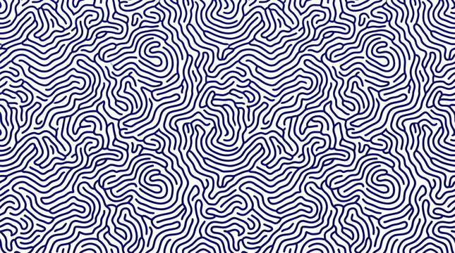 Abstract maze line pattern