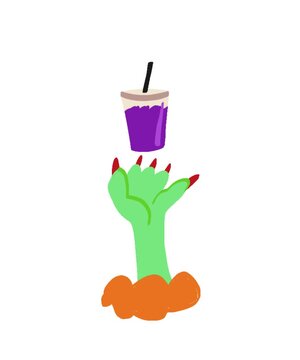 The monster&rsquo;s hand really loves a drink