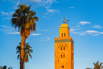 Obraz premium Minaret of Marrakech, Morocco