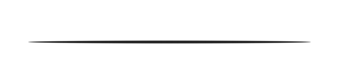 Black blurred horizontal line minimal design element drop shadow divider overlay