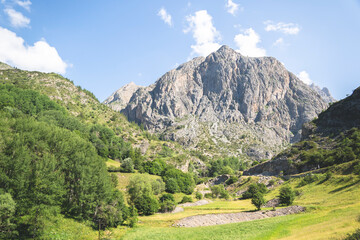 Fototapeta premium Vallée de l'Ubaye, Alpes-de-Haute-Provence, France