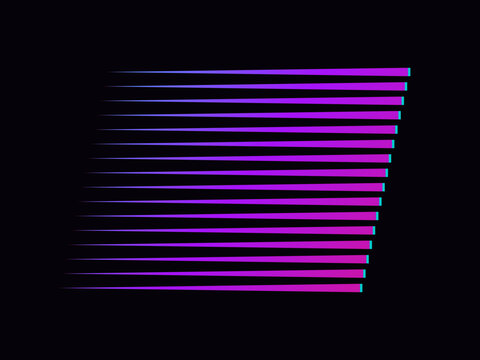 Cyberpunk neon hologram trapezoid thruster engine plasma speed exhaust
