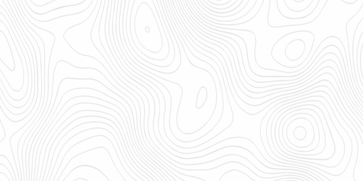 White topography map area location. discovery spiral line vector topo map design background. topography hiking world grid wave Topographic map geographic line texture.