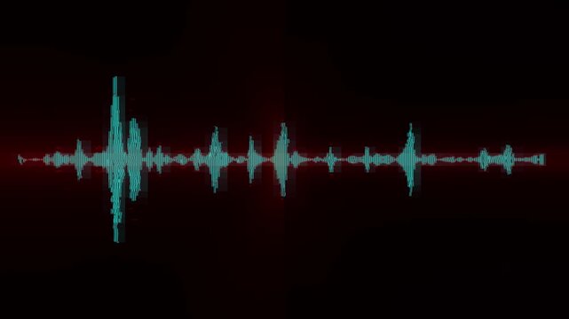 Artificial lines soundwave or audio waves
