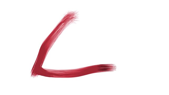 a stroke of a triangle 