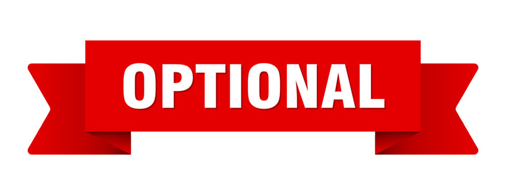 optional ribbon isolated on transparent background. optional ribbon