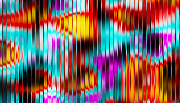 Abstract colorful pattern with vibrant lines