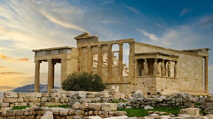 Obraz premium The Erechtheion on the Acropolis