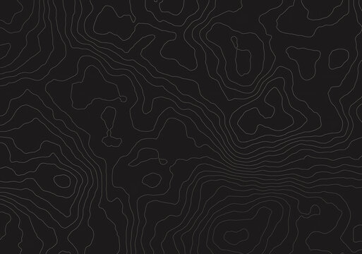 topographic design using fine lines