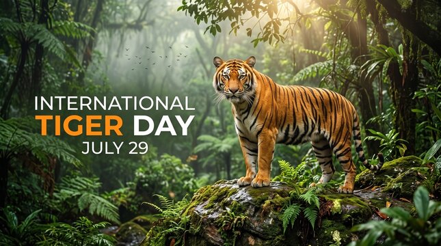 International tiger day awareness poster