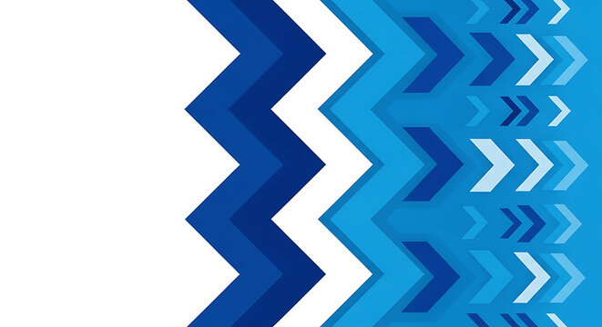 Abstract blue chevron pattern background with repetitive arrow shapes abstract geometric background direction pointing repetitive wallpaper corporate movement composition
