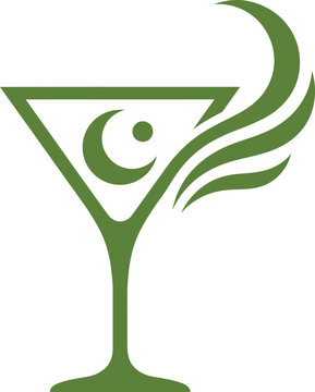 Boba buba logo with boba tea cup illustration