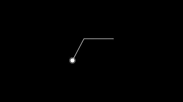 Minimal hud callout line white pointer infograph title lower third 4k 25fps