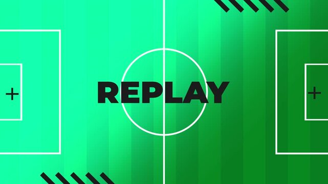 Soccer Title Replay Var Motion Graphic Animation