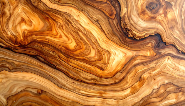 abstract wood grain texture with swirling patterns and dark specks, natural wavy lines creating a rustic organic background