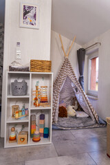 Cozy Montessori Playroom with Educational Wooden Toys © Mario