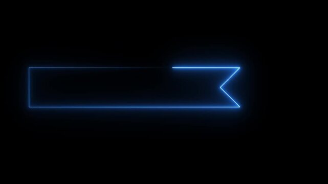 Vibrant neon light bar transitioning from blue to pink against a dark background, ideal for modern designs.4k video.