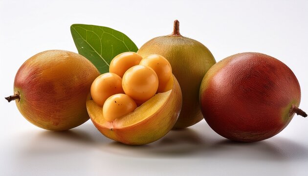 Grewia Asiatica Commonly Known As Falsa Showcases Its Vibrant Fruits Against A Clean White Background Highlighting The Unique Features Of Grewia Asiatica In A Captivating Way