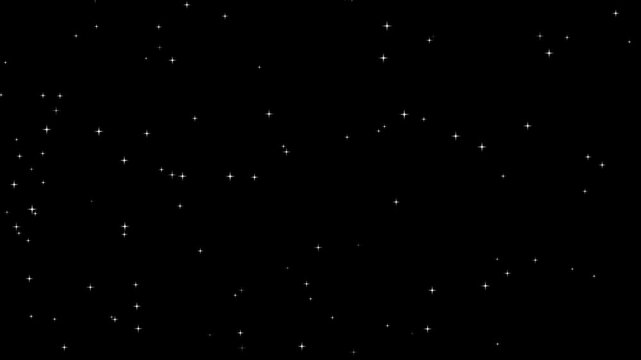 abstract white lights background loop,Twinkling stars glow and sparkle on black background.Golden Twinkle light stars blink looping animation. Twinkle light stars blink.