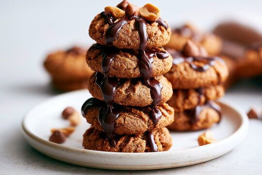 Chocolate Peanut Butter Cookies 