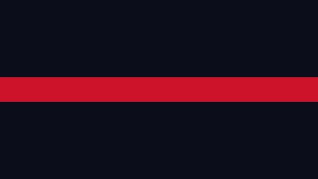 Minimalist red line on dark animation 4k background, abstract motion dark, background