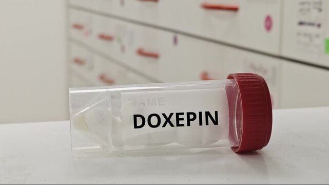 DOXEPIN tricyclic antidepressant for depression anxiety and insomnia