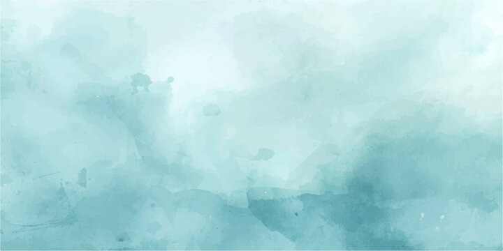 Man and Woman in Clouds Abstract Sky Heaven Fog Blue Cloudscape with Ethereal Light and Misty Atmosphere