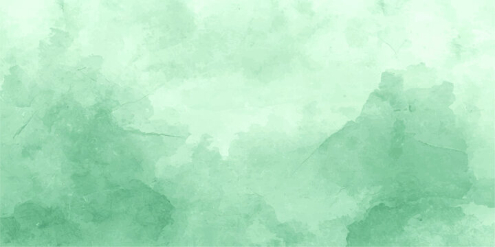 Abstract Blue Watercolor Grunge Sky Background with Vintage Cloud Texture and Aged Paper Artistic Design