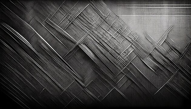 Monochrome Abstract Textured Background With Fine Cross Hatch Lines And Subtle Noise Offering A Gritty Vintage Feel Texture Background