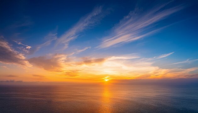 Beautiful Luxury Soft Gradient With Orange Gold Clouds And Sunlight On The Blue Sky Perfect For The Background Take In Everning Morning Twilight High Definition Landscape Photo Vertical