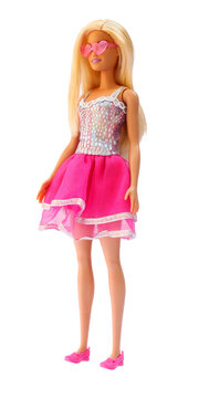 Blonde Barbie Fashion Look &ndash; Original Mattel Doll - Transparent background