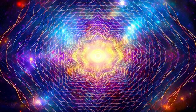 Abstract New Age Spiritual Background