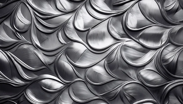 textured stainless steel abstract silver leaf foil luxury metallic hammertone pattern seamless background