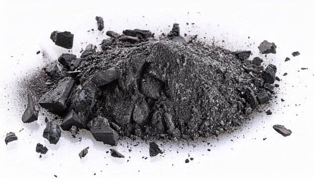 ash texture top view isolated white background fine volcanic ash detail