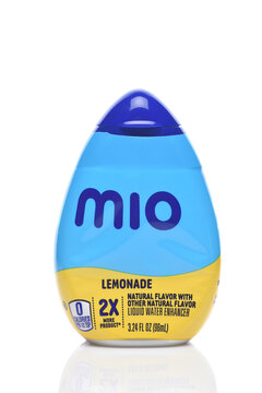 IRVINE, CALIFORNIA - 4 JULY 2026: A bottle of Mio Lemonade Water Enhancer.