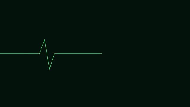 Vital typography motion bold green text animation on dark 4k background, for modern branding, and corporate presentations