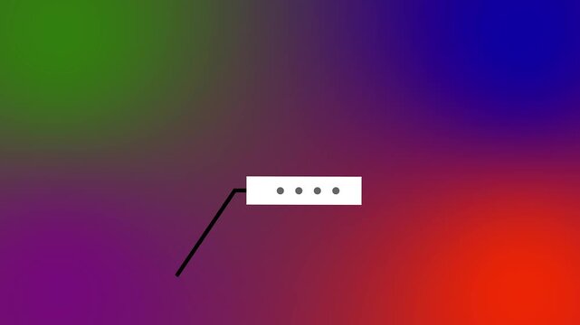 Animated callout lines for text and data. HUD element. Set of animated callout lines for text isolated on black background. 4k video. HUD elements frame lines