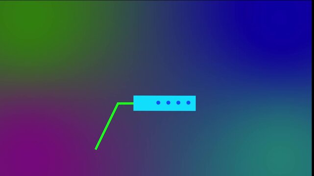 Animated callout lines for text and data. HUD element. Set of animated callout lines for text isolated on black background. 4k video. HUD elements frame lines