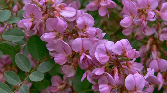 Creeping Beggarweed Plant with Soft Pink Flowers - Desmodium Incanum