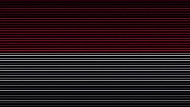 Abstract Red and Gray Horizontal Stripes Background - Indonesian Flag Inspired
