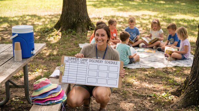 Summer Childcare Camps Activity Schedules Program Planning