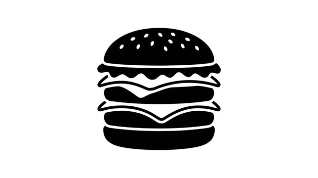 Vector illustration of hamburger icon vector illustration on a transparent background