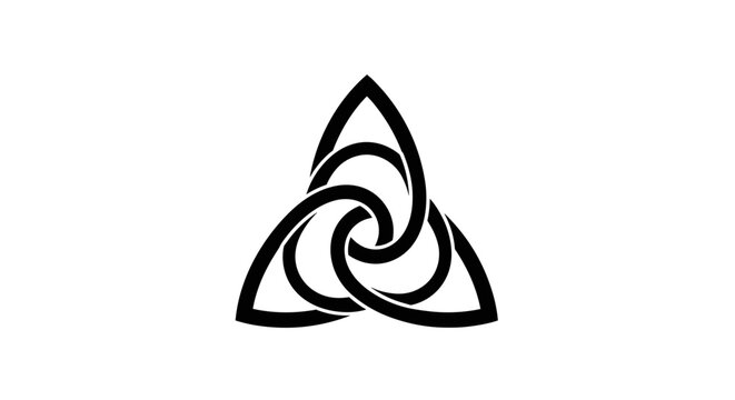Celtic Knot Trinity Symbol.