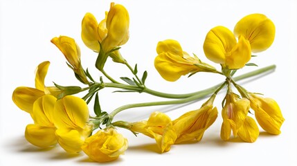 Obraz premium Vibrant Yellow Birds-Foot Trefoil Flower Close-Up Photo