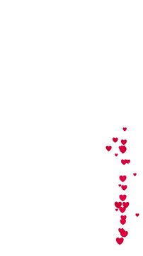Reaction heart overlay with red shapes on white background, ideal for expressing emotions or reactions in social media and design projects.