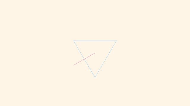Minimalist geometric shape morphing animation: circle, triangle, and square transition 4k motion minimalist
