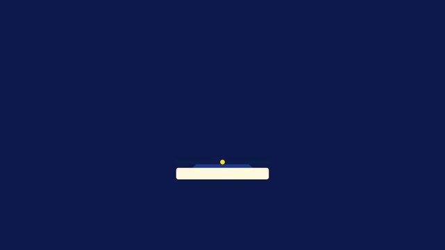 Minimalist pendulum motion abstract blue geometric swing animation for modern projects 4k