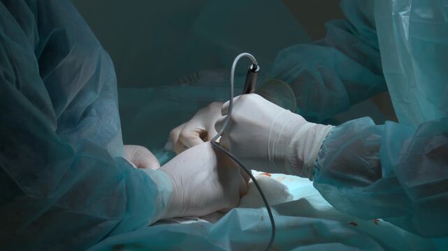 surgeon with surgical mask
